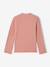 Sous-pull fille col cheminée écru+vieux rose 9 - vertbaudet enfant 