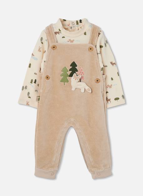 Bébé-Ensemble maille bébé garçon imprimé forêt