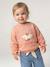 Sweat bébé fille manches longues abricot 1 - vertbaudet enfant 