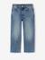 Jean droit fille bleu clair+bleu moyen 6 - vertbaudet enfant 