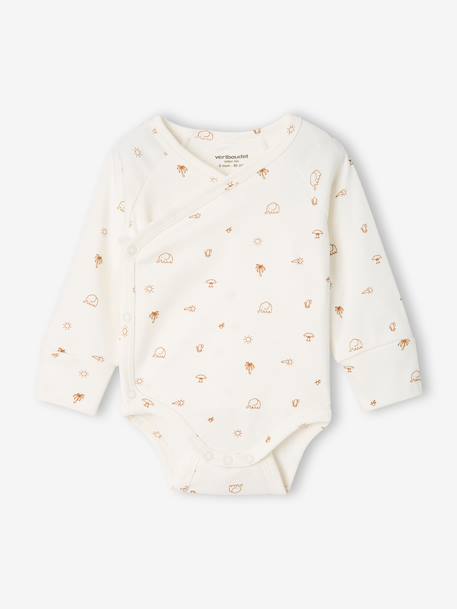 Lot de 5 bodies bébé garçon manches longues caramel 3 - vertbaudet enfant 