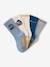 Lot de 5 chaussettes garçon bleu grisé 2 - vertbaudet enfant 