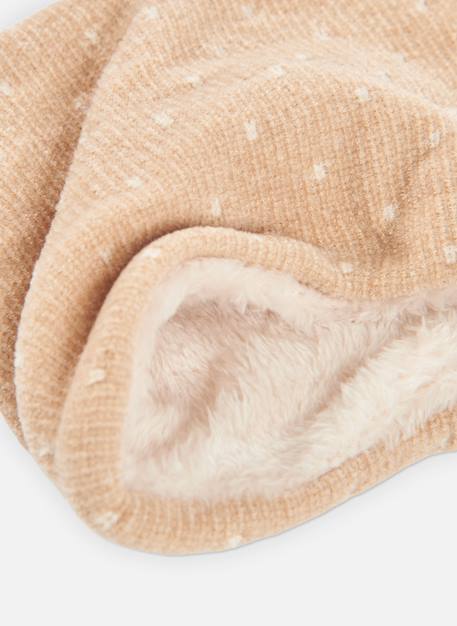 Tour de cou bébé imprimé à pois Marron 3 - vertbaudet enfant 
