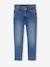 Jean slim fille morphologie large bleu moyen 1 - vertbaudet enfant 