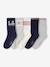 Lot de 5 chaussettes fille sport gris chiné 1 - vertbaudet enfant 