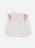 T-shirt fille en maille imprimé poupée avec tulle Blanc 2 - vertbaudet enfant 