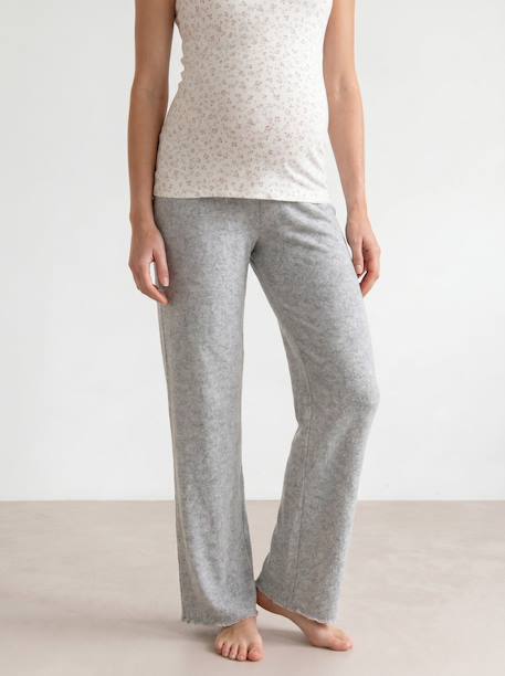 Pyjama grossesse et allaitement 3 pièces gris chiné 7 - vertbaudet enfant 