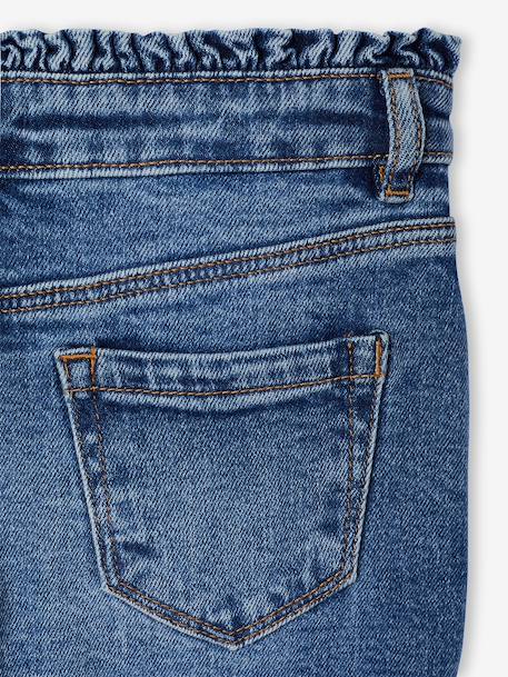 Jean slim fille morphologie large bleu moyen 4 - vertbaudet enfant 