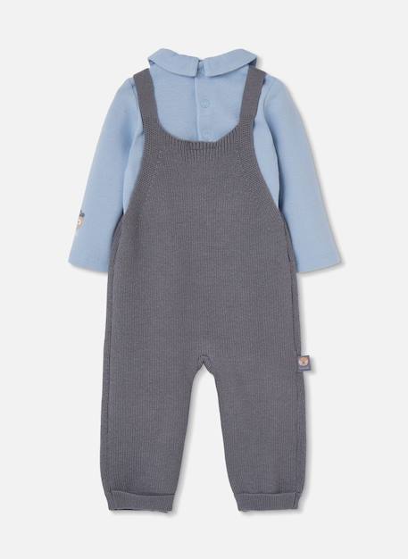 Ensemble bébé garçon avec hiboux Gris 2 - vertbaudet enfant 