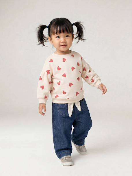 Sweat bébé fille écru 9 - vertbaudet enfant 