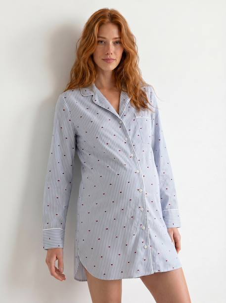 Chemise de nuit grossesse allaitement bleu ciel 5 - vertbaudet enfant 