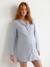 Chemise de nuit grossesse allaitement bleu ciel 5 - vertbaudet enfant 