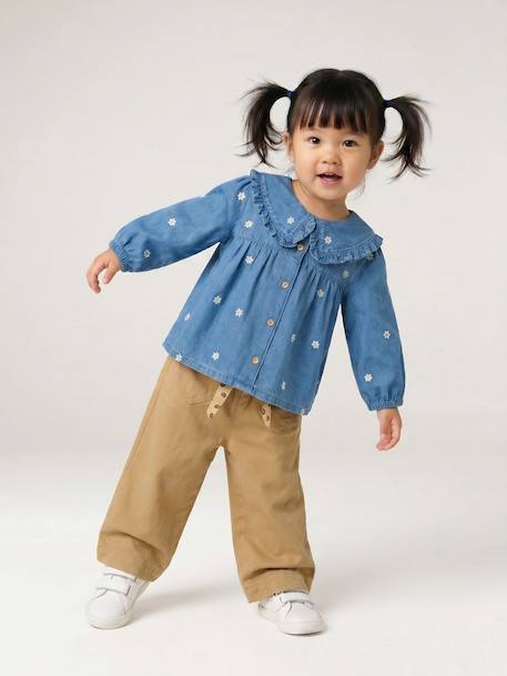 Blouse bébé fille manches longues stone 8 - vertbaudet enfant 