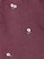 Pantalon mom fille brodé prune+rose poudré+vert de gris 3 - vertbaudet enfant 