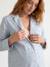 Chemise de nuit grossesse allaitement bleu ciel 4 - vertbaudet enfant 