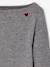 Lot de 2 t-shirts en côtes fille bordeaux+gris chiné+vert anglais 17 - vertbaudet enfant 