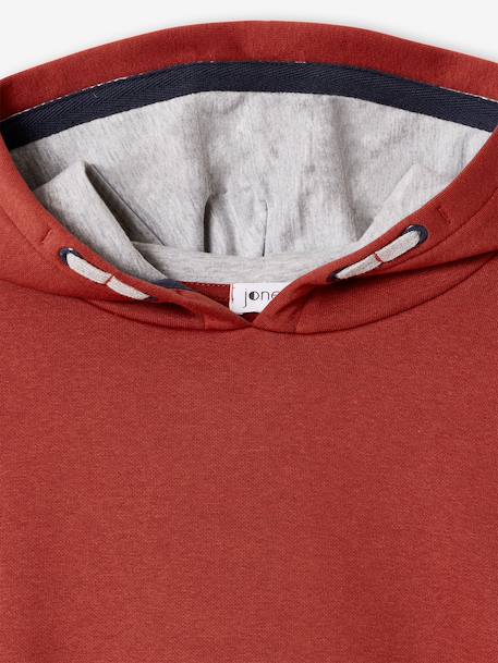 Sweat à capuche garçon tomette 4 - vertbaudet enfant 