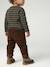 Pantalon bébé en velours côtelé bleu grisé+caramel+lichen+marron 16 - vertbaudet enfant 