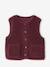 Gilet fille sans manches en sherpa blush+prune+vanille 7 - vertbaudet enfant 