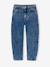 Jean balloon fille bleu moyen+denim bleached 1 - vertbaudet enfant 