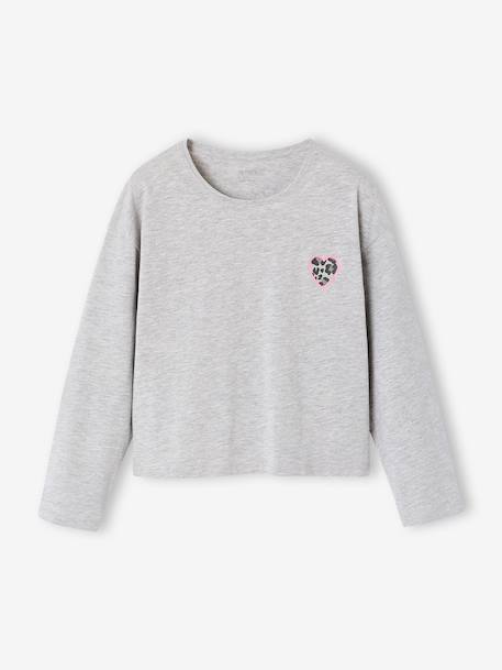 Lot de 2 pyjamas fille gris chiné 5 - vertbaudet enfant 