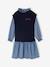 Robe 2 en1 fille marine 4 - vertbaudet enfant 