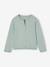 Gilet fille maille fine BASICS anthracite+beige chiné+bleu grisé+bois de rose+jaune+marine+prune+vanille+vert émeraude 13 - vertbaudet enfant 