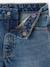 Jean droit fille bleu clair+bleu moyen 8 - vertbaudet enfant 