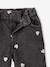 Jean large bébé fille petits coeurs brodés denim gris+double stone+stone 3 - vertbaudet enfant 