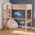 Lit mezzanine en hêtre massif armand Bois naturel 1 - vertbaudet enfant 