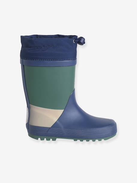 Bottes de pluie enfant garçon marine 2 - vertbaudet enfant 