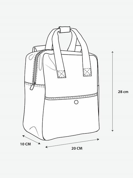 Sac à dos bébé personnalisable bleu grisé 5 - vertbaudet enfant 