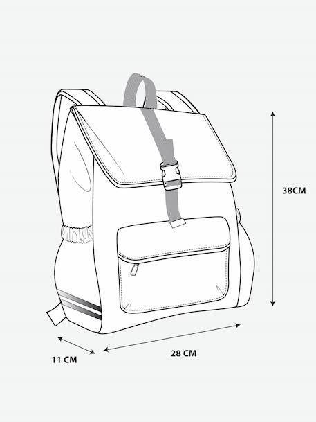 Sac à dos garçon polyester personnalisable kaki 6 - vertbaudet enfant 