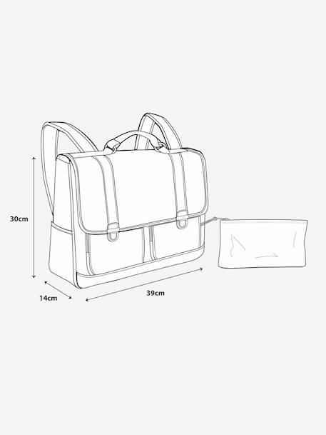 Cartable fille personnalisable rose dragée 6 - vertbaudet enfant 