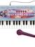Clavier électronique musical avec micro reine des neiges Bleu 1 - vertbaudet enfant 