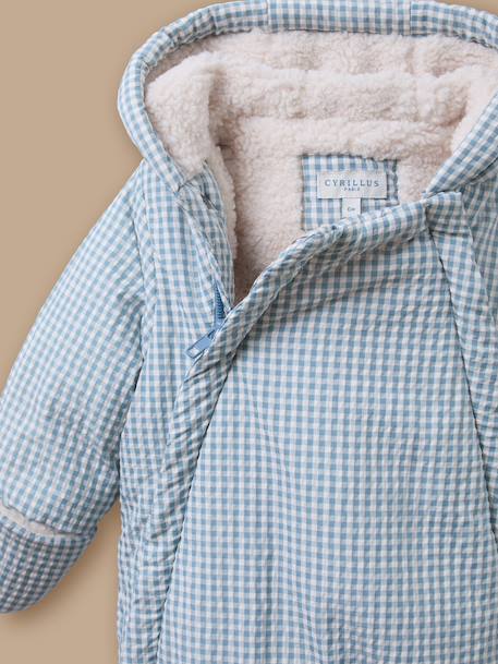 Combi-pilote motif vichy bébé Vichy bleu 2 - vertbaudet enfant 