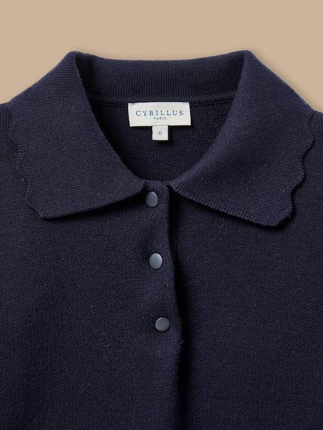 Pull milano col polo fille Marine 2 - vertbaudet enfant 