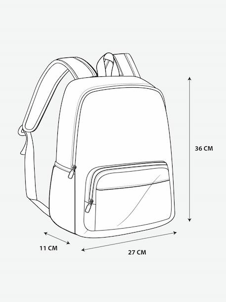 Sac à dos garçon en polyester vert foncé 6 - vertbaudet enfant 