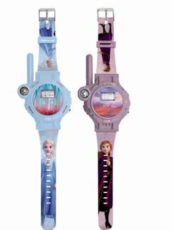 -Montre digitale talkie-walkie la reine des neiges portée 200 m
