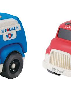 -Petites voitures - pack de police et camion de pompier