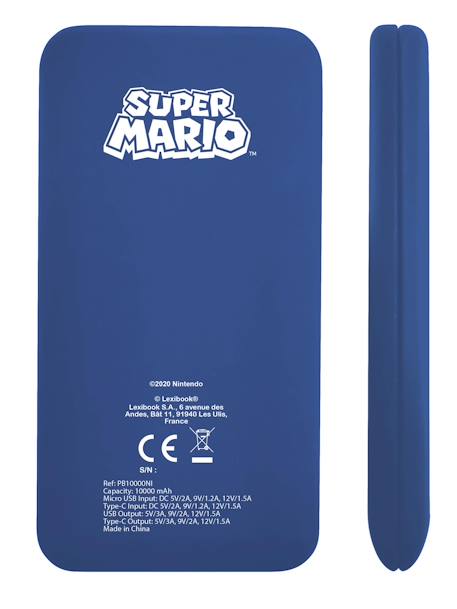 Power bank à charge rapide super mario ROUGE 2 - vertbaudet enfant 