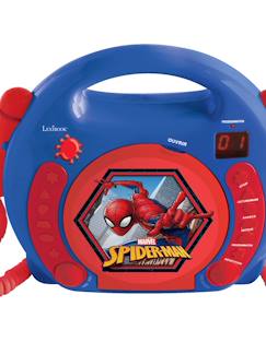 -Lecteur cd portable avec 2 microphones spiderman