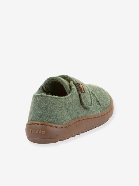 Chaussons barefoot enfants BAREFOOT WOOLY Froddo beige+bleu jean+bleu nuit+bordeaux+fuchsia+gris chiné+rose chiné+rouge+vert 22 - vertbaudet enfant 