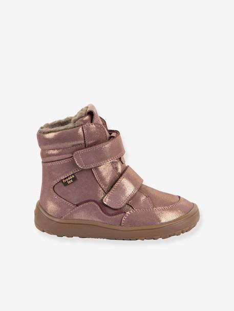 Chaussures d'hiver barefoot enfants BAREFOOT TEX WINTER Froddo bleu nuit+bleu pétrole+bordeaux+marron+rose doré 26 - vertbaudet enfant 