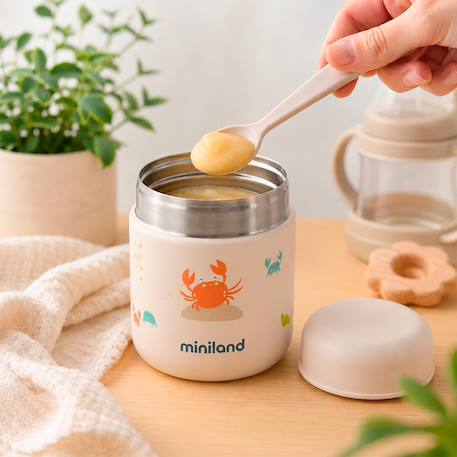 Mini thermos crabsy pour les repas Blanc 4 - vertbaudet enfant 