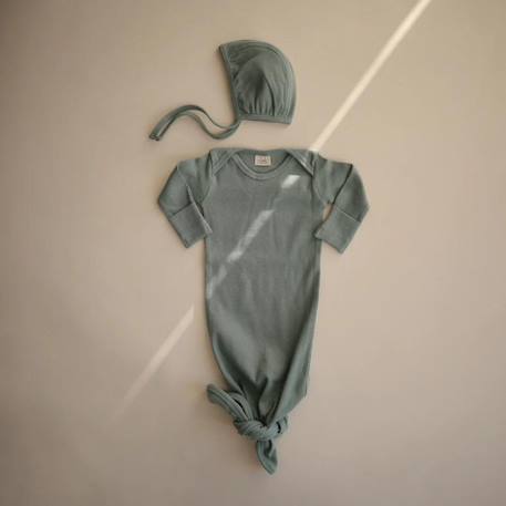Body combinaison à nouer Vert 3 - vertbaudet enfant 