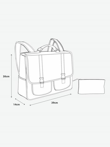 Cartable garçon personnalisable vert foncé 6 - vertbaudet enfant 