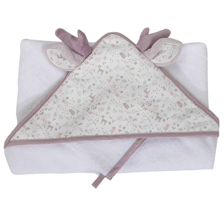Set de sortie de bain et gant enchanté Lilas 1 - vertbaudet enfant 