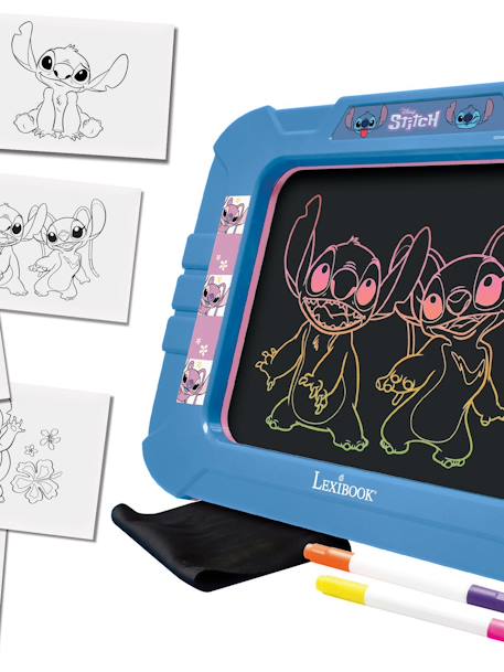 Ardoise électronique lumineuse néon stitch Bleu 1 - vertbaudet enfant 