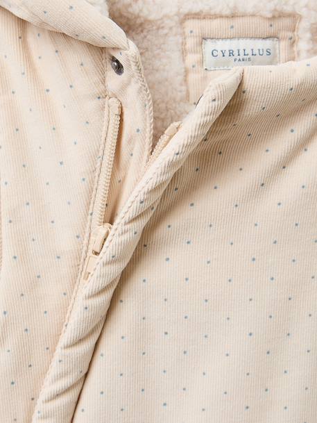 Combi-pilote en velours bébé Pois  bleu 3 - vertbaudet enfant 